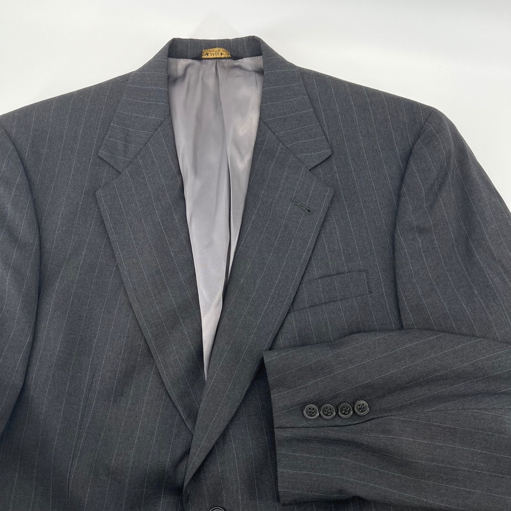 Austin Reed Union Made USA‎ 100% Woolmark Pure New Wool Pinstripe Blazer 40R